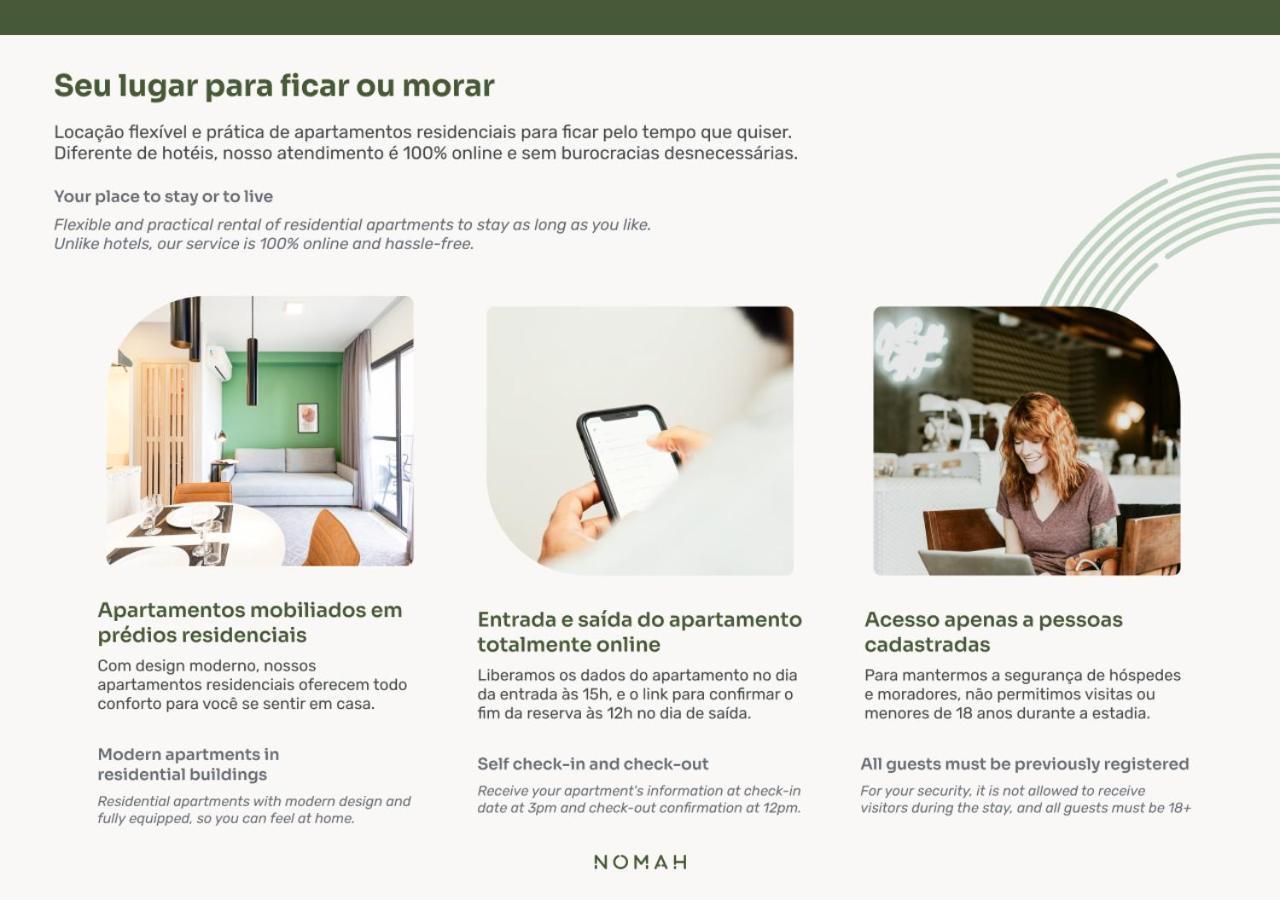 Nomah - Aptos Por Temporada Na Liberdade Lägenhet São Paulo Exteriör bild